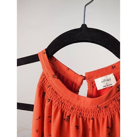 Aritzia Wilfred halter neck floral dress size Small - Picture 4 of 6